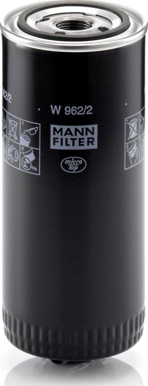 Mann-Filter W 962/2 - Масляный фильтр abcparts.ee
