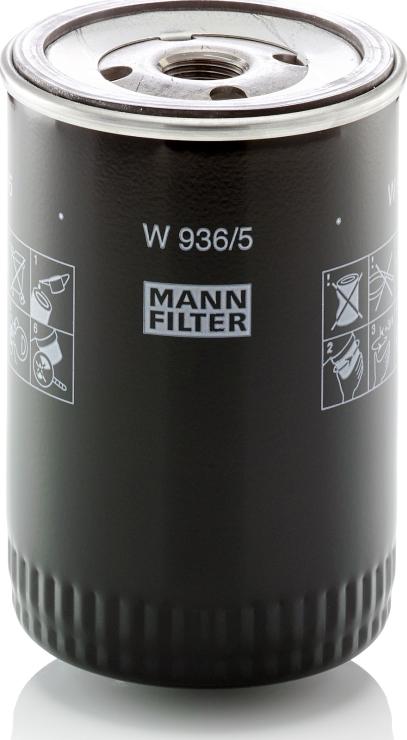 Mann-Filter W 936/5 - Масляный фильтр abcparts.ee