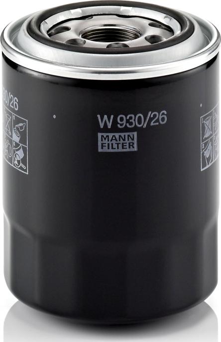 Mann-Filter W 930/26 - Масляный фильтр abcparts.ee