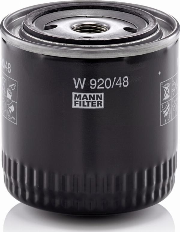 Mann-Filter W 920/48 - Масляный фильтр abcparts.ee