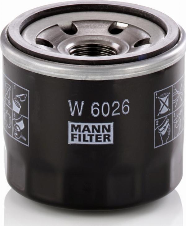 Mann-Filter W 6026 - Масляный фильтр abcparts.ee