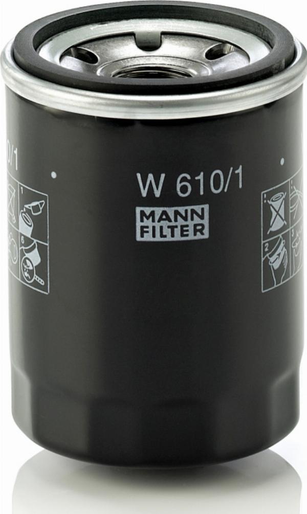 Mann-Filter W 610/1 - Масляный фильтр abcparts.ee