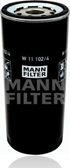 Mann-Filter W 11 102/4 - Масляный фильтр abcparts.ee