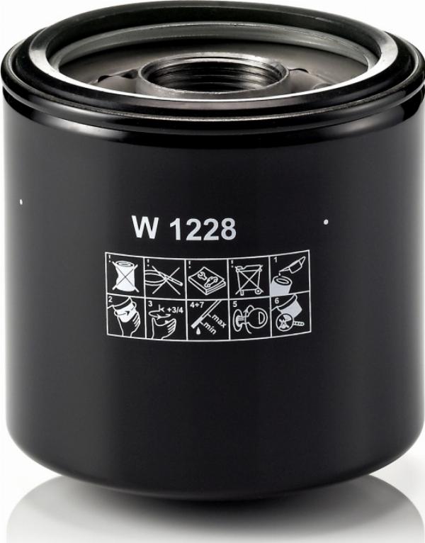 Mann-Filter W 1228 - Масляный фильтр abcparts.ee
