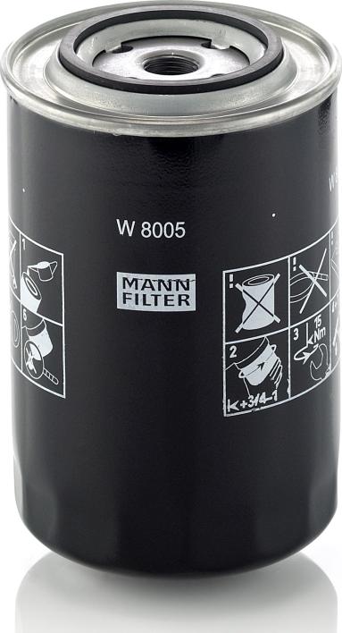 Mann-Filter W 8005 - Масляный фильтр abcparts.ee