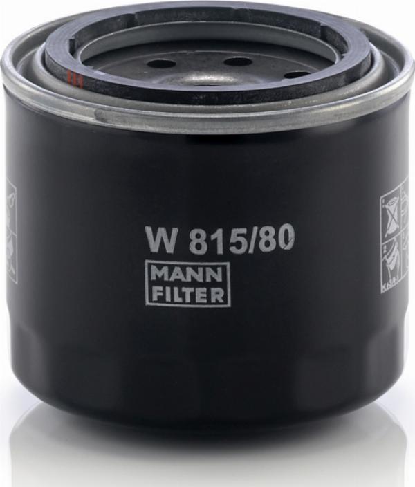 Mann-Filter W 815/80 - Масляный фильтр abcparts.ee