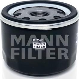 Mann-Filter W 7520 - Масляный фильтр abcparts.ee