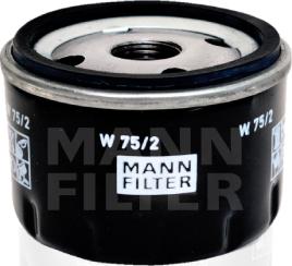 Mann-Filter W 75/2 - Масляный фильтр abcparts.ee
