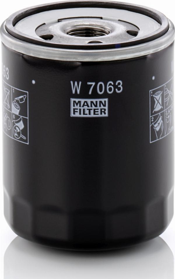Mann-Filter W 7063 - Масляный фильтр abcparts.ee
