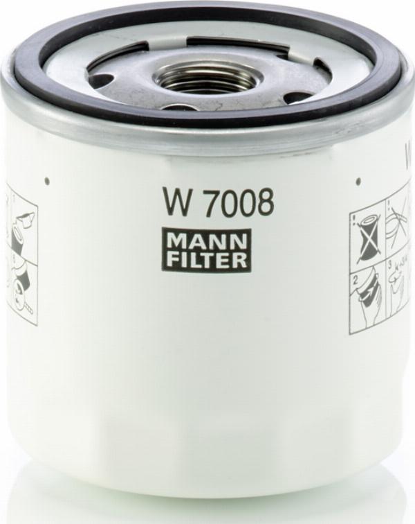 Mann-Filter W 7008 - Масляный фильтр abcparts.ee