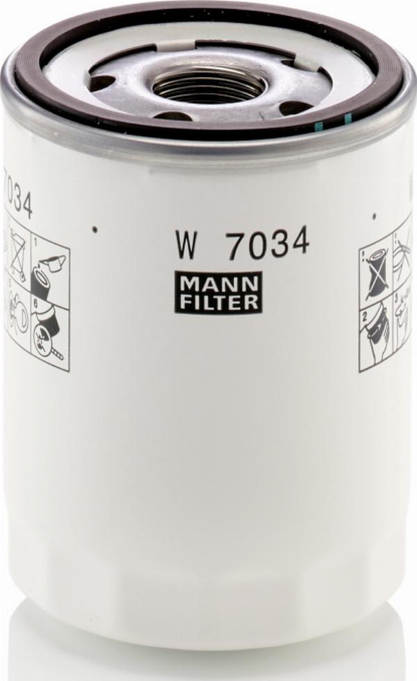 Mann-Filter W 7034 - Масляный фильтр abcparts.ee
