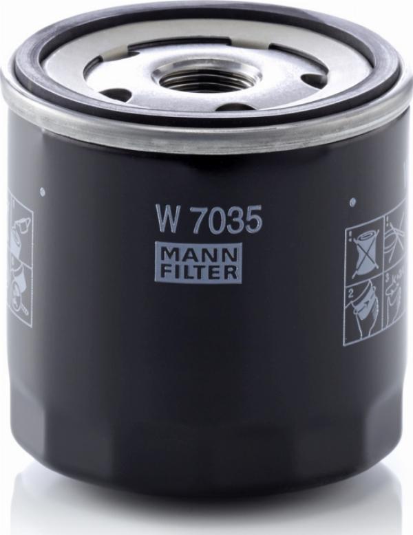 Mann-Filter W 7035 - Масляный фильтр abcparts.ee