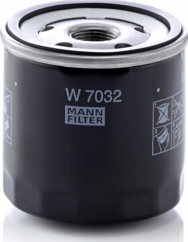 Mann-Filter W 7032 - Масляный фильтр abcparts.ee