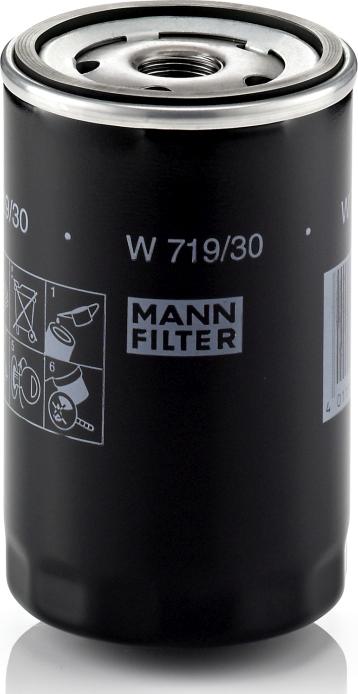 Mann-Filter W 719/30 - Масляный фильтр abcparts.ee