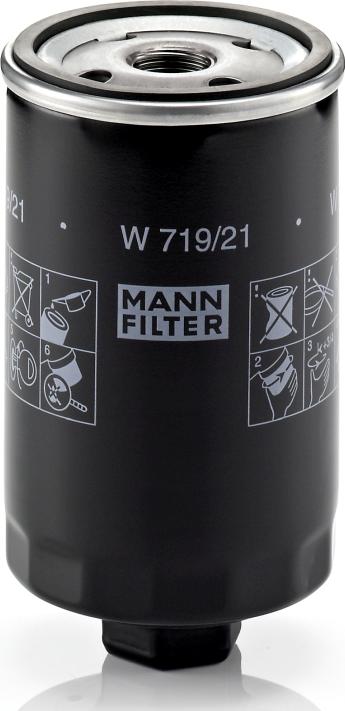 Mann-Filter W 719/21 - Масляный фильтр abcparts.ee