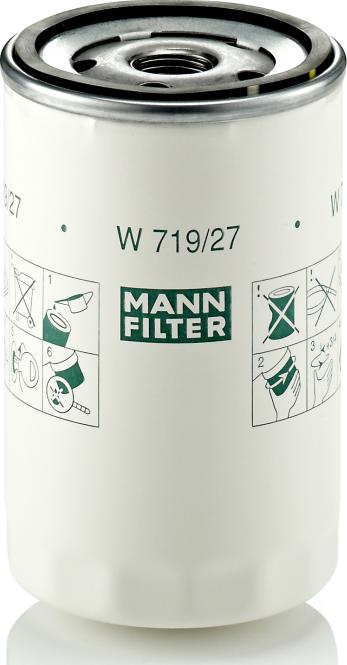 Mann-Filter W 719/27 - Масляный фильтр abcparts.ee