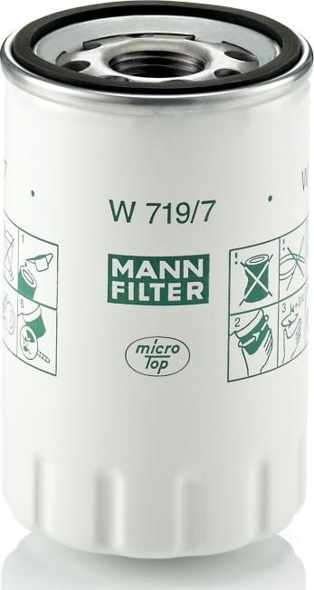 Mann-Filter W 719/7 - Масляный фильтр abcparts.ee