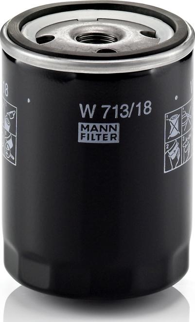 Mann-Filter W 713/18 - Масляный фильтр abcparts.ee