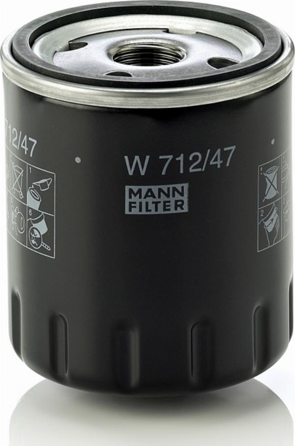 Mann-Filter W 712/47 - Масляный фильтр abcparts.ee
