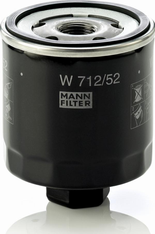 Mann-Filter W 712/52 - Масляный фильтр abcparts.ee