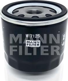 Mann-Filter W 7125 - Масляный фильтр abcparts.ee