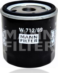 Mann-Filter W 712/89 - Масляный фильтр abcparts.ee