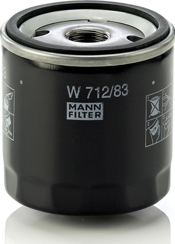Mann-Filter W 712/83 - Масляный фильтр abcparts.ee