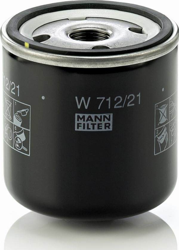 Mann-Filter W 712/21 - Масляный фильтр abcparts.ee