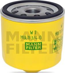 Mann-Filter W 7 MULTI 3/4-D - Масляный фильтр abcparts.ee