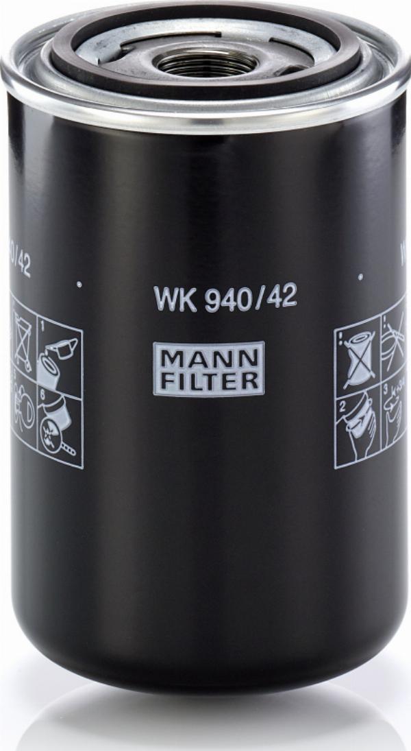 Mann-Filter WK 940/42 - Топливный фильтр abcparts.ee