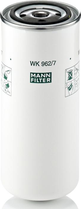 Mann-Filter WK 962/7 - Топливный фильтр abcparts.ee