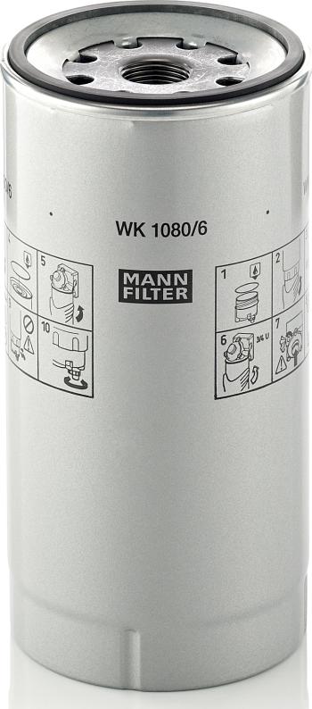 Mann-Filter WK 1080/6 x - Топливный фильтр abcparts.ee
