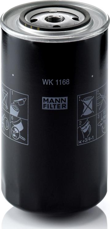 Mann-Filter WK 1168 - Топливный фильтр abcparts.ee