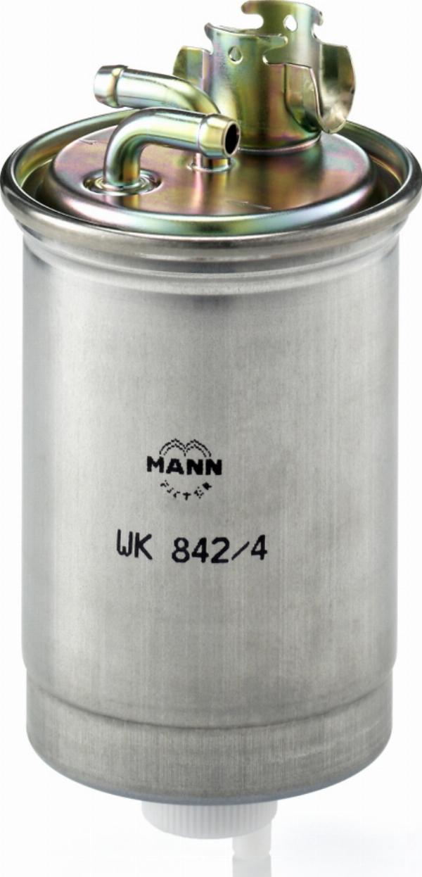 Mann-Filter WK 842/4 - Топливный фильтр abcparts.ee