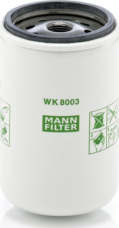 Mann-Filter WK 8003 x - Топливный фильтр abcparts.ee