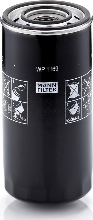 Mann-Filter WP 1169 - Масляный фильтр abcparts.ee