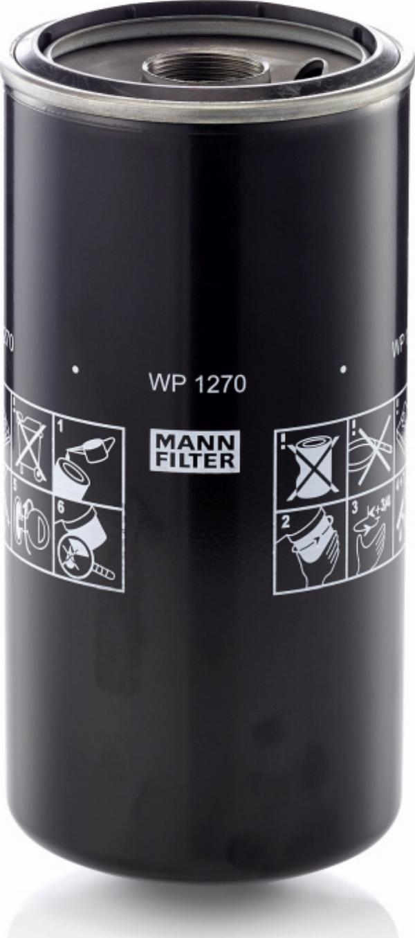 Mann-Filter WP 1270 - Масляный фильтр abcparts.ee