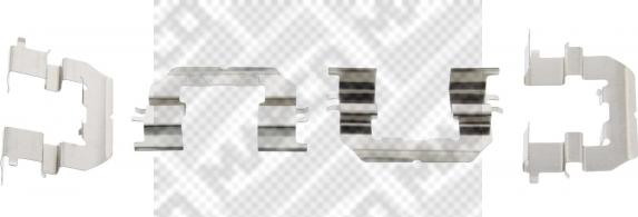 Mapco 9321 - Комплектующие для колодок дискового тормоза abcparts.ee