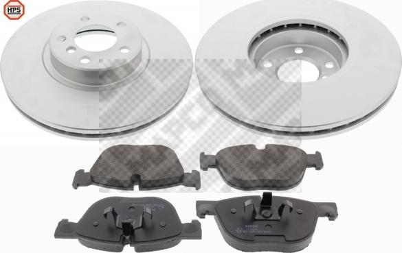 Mapco 47987HPS - Дисковый тормозной механизм, комплект abcparts.ee