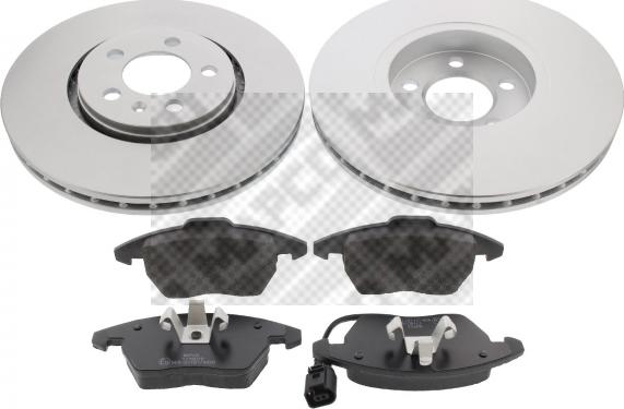 Mapco 47934HPS - Дисковый тормозной механизм, комплект abcparts.ee