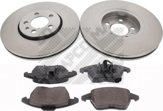 Mapco 47934 - Дисковый тормозной механизм, комплект abcparts.ee