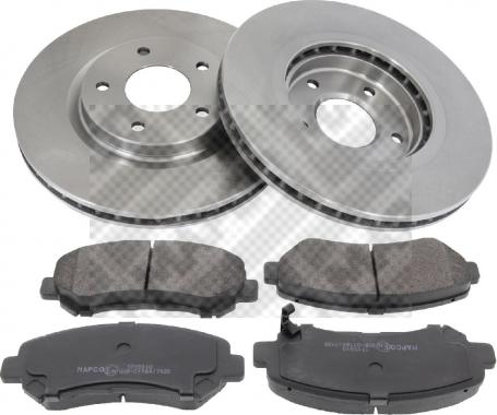 Mapco 47549 - Дисковый тормозной механизм, комплект abcparts.ee