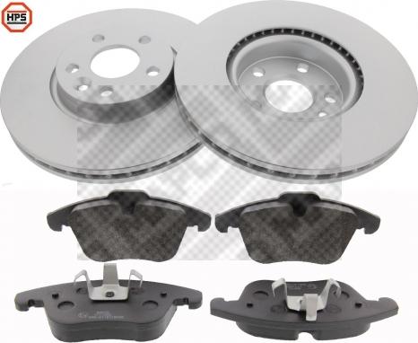 Mapco 47661HPS - Дисковый тормозной механизм, комплект abcparts.ee