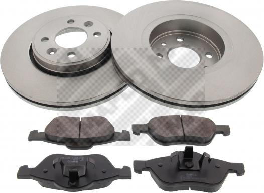 Mapco 47174 - Дисковый тормозной механизм, комплект abcparts.ee
