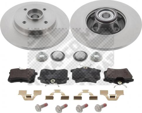 Mapco 47359 - Дисковый тормозной механизм, комплект abcparts.ee