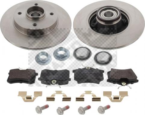 Mapco 47360 - Дисковый тормозной механизм, комплект abcparts.ee