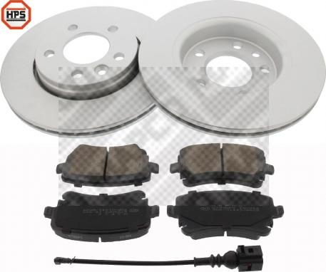 Mapco 47780HPS - Дисковый тормозной механизм, комплект abcparts.ee