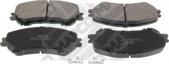 Mapco 6171 - Тормозные колодки, дисковые, комплект abcparts.ee