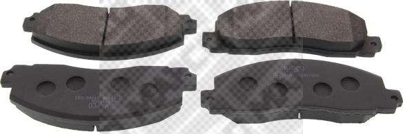 Mapco 6382 - Тормозные колодки, дисковые, комплект abcparts.ee