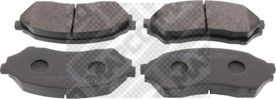 Mapco 6333 - Тормозные колодки, дисковые, комплект abcparts.ee